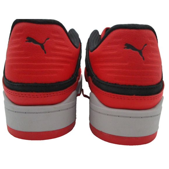 Puma Slipstream INVDR Shoes Men Sz 10.5 Red Black Leather Low Top 389968-01 1S9 main image 13
